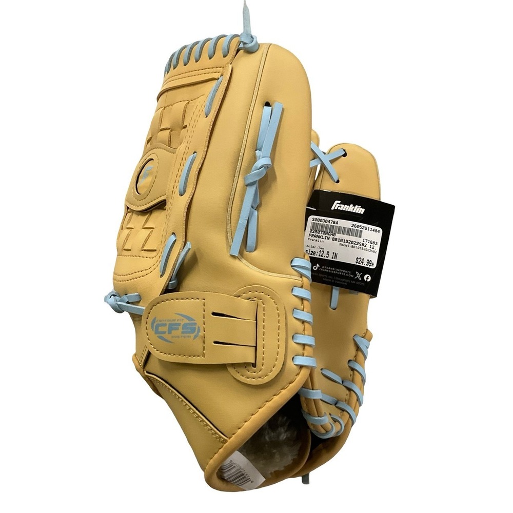 Franklin Baseball Glove FIELDMASTER BB/SB Glove RH Throw 12 1/2 New BB10152020S8